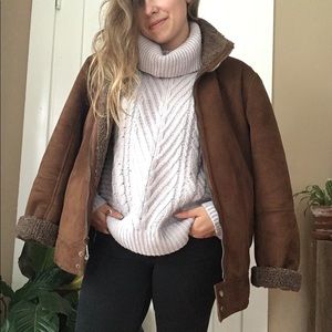 Men’s faux shearling jacket